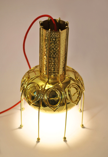 Peacock lamp